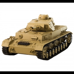 3858 Czołg German Panzer IV - PzKpfw IV Ausf. F1 1:16 (z działem ASG ) - 27  MHz