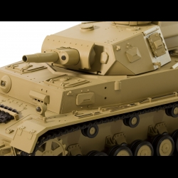 3858 Czołg German Panzer IV - PzKpfw IV Ausf. F1 1:16 (z działem ASG ) - 27  MHz