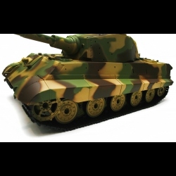 3888A-1UA-2.4 Czołg German King Tiger - Panzerkampfwagen VI Ausf. B „Königstiger” Henschel 1:16 - metal 2.4GHZ  V. 7.0 - NEW 2021