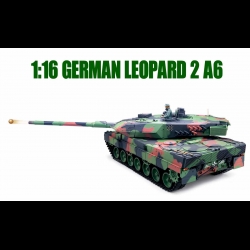 3889-1USP-2.4 Leopard 2A6 2.4GHz PRO STEEL 1:16  - V.7.0 - NEW 2022