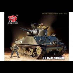 3898-1B-2.4 U.S. M4A3 Sherman 2.4 GHz 1:16 - v. 7.0
